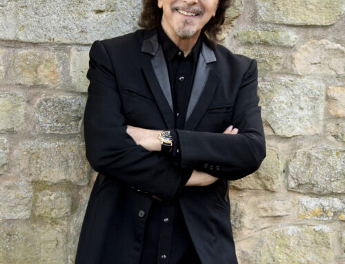 Tony Iommi of Black Sabbath in conversation with the BBC’s Nick Owen 23rd June
