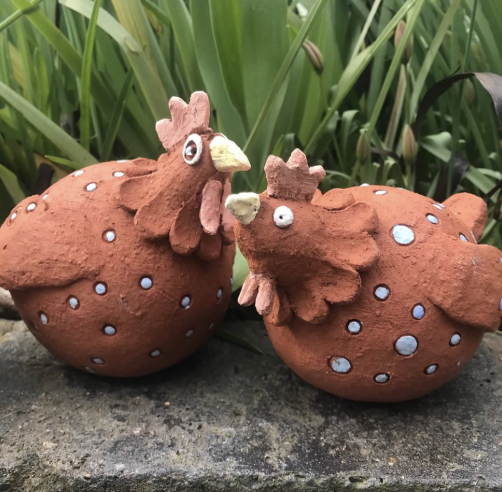 Clay chicken workshop